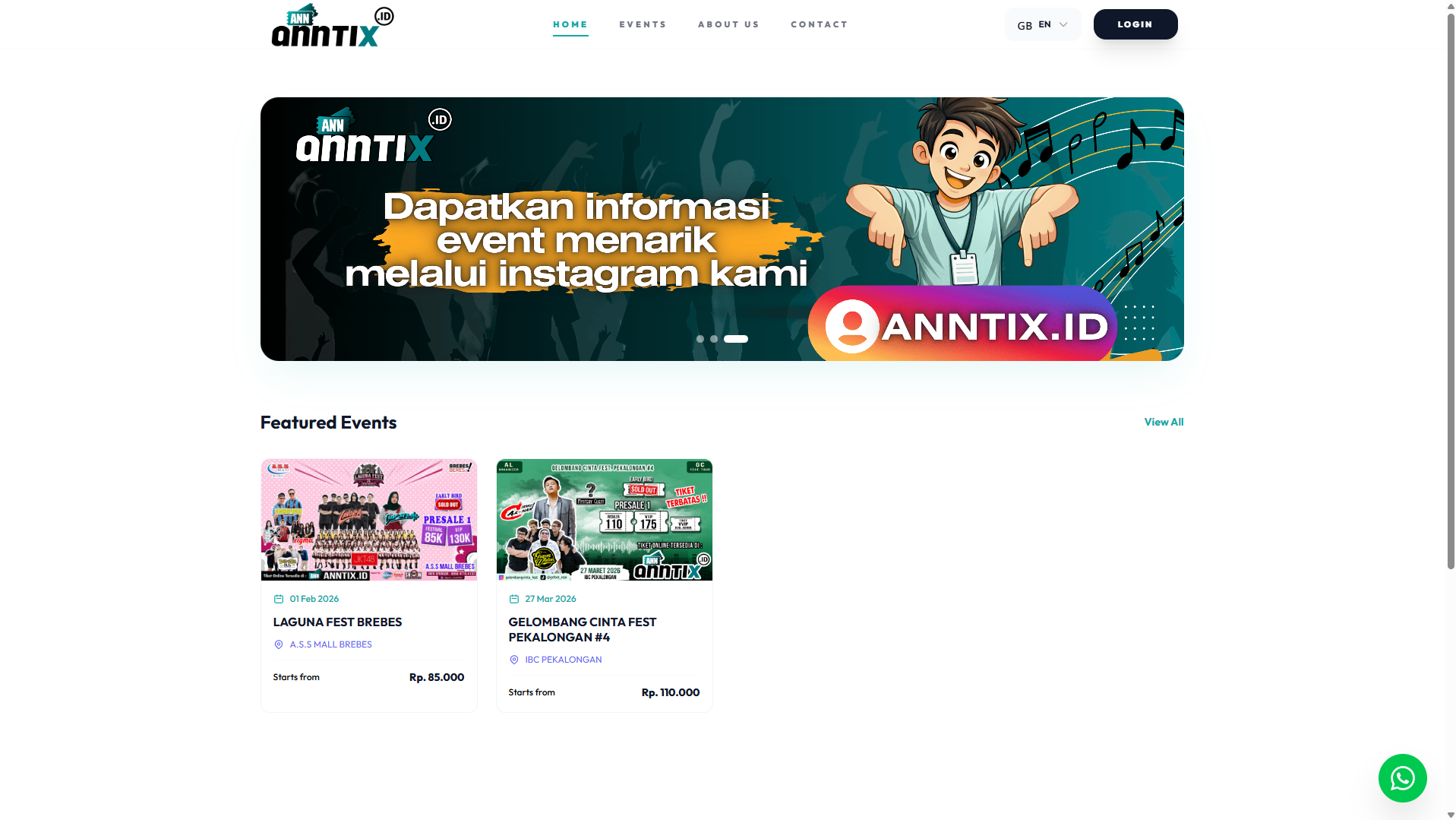 Anntix Ticketing Platform